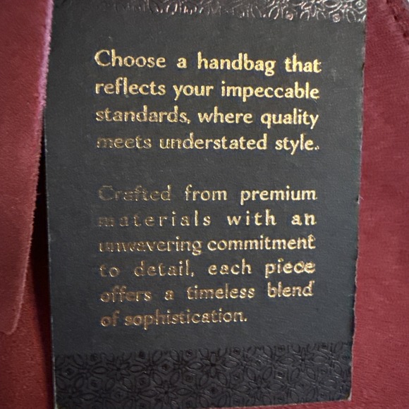 NWT Red Suede Leather Small Shoulder Bag Casual Career Basic Essential Chic - Picture 9 of 13